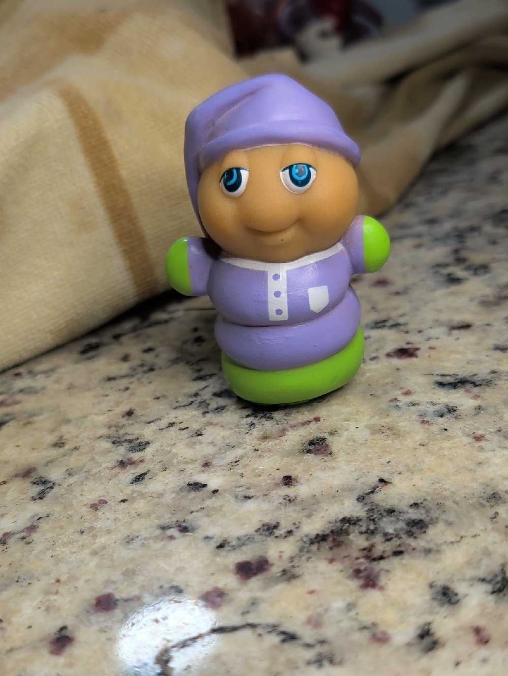 Vintage 1985 Glo Worm Finger Puppet